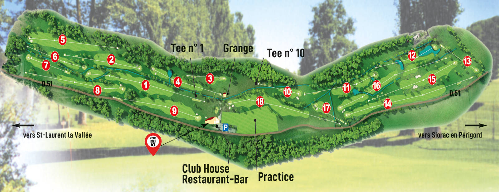 Lolivarie Golf Club - Lolivarie Golf Club, le parcours du professionnel